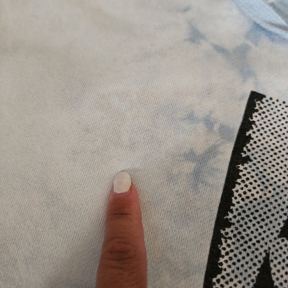 Taylor Swift Womens Taylor Swift Midnights Concert Cozy Blue Tie Dye Hoodie L - Picture 13 of 16